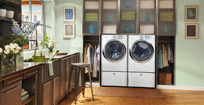 27" Electrolux 5.1 Cu. Ft. Front Load Washer with Wave-Touch Controls featuring Perfect Steam™ - EWFLS70JIW