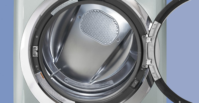 27" Electrolux 8.0 Cu. Ft. Gas Front Load Dryer with Wave-Touch Controls featuring Perfect Steam™ - EWMGD70JSS