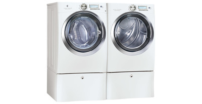 27" Electrolux 8.0 Cu. Ft. Electric Front Load Dryer with Wave-Touch Controls featuring Perfect Steam™ - EWMED7CJIW