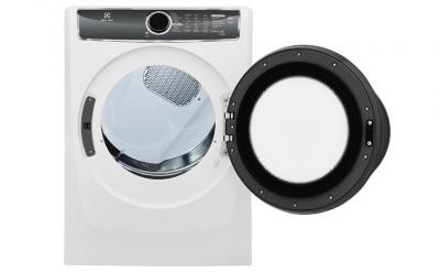 Electrolux Front Load Perfect Steam Gas Dryer with Instant Refresh and 9 cycles - 8.0. Cu. Ft. - EFMG617SIW
