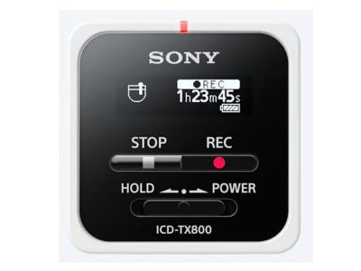 SONY DIGITAL VOICE RECORDER WITH REMOTE - ICDTX800/W