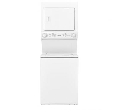 ft Washer Capacity in White Frigidaire FFLE3900UW 27 Inch Electric Laundry Center with 3.9 cu 