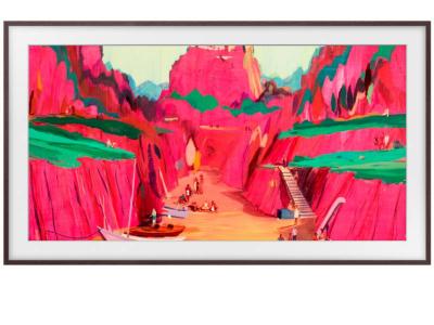 75" Samsung The Frame Customizable Bezel Modern Brown -  VG-SCFF75BWBZA