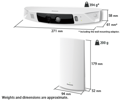 Panasonic HomeHawk Wireless Outdoor HD Camera - KX-HN7051