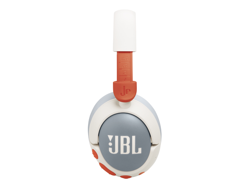 JBL Junior 470NC Wireless Over-Ear Noise-Cancelling Headphones in White - JBLJR470NCWHTAM
