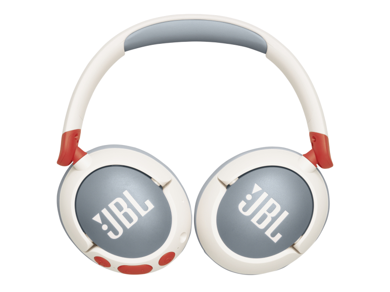 JBL Junior 470NC Wireless Over-Ear Noise-Cancelling Headphones in White - JBLJR470NCWHTAM