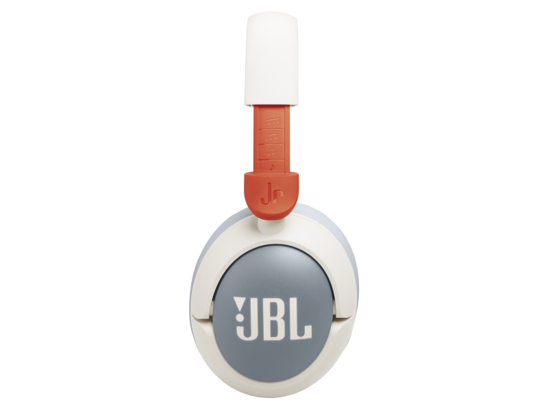 JBL Junior 470NC Wireless Over-Ear Noise-Cancelling Headphones in White - JBLJR470NCWHTAM