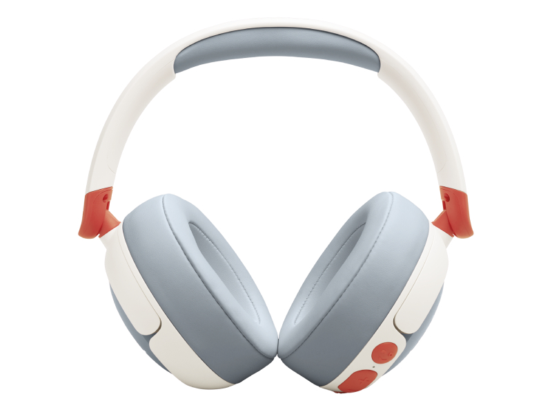 JBL Junior 470NC Wireless Over-Ear Noise-Cancelling Headphones in White - JBLJR470NCWHTAM