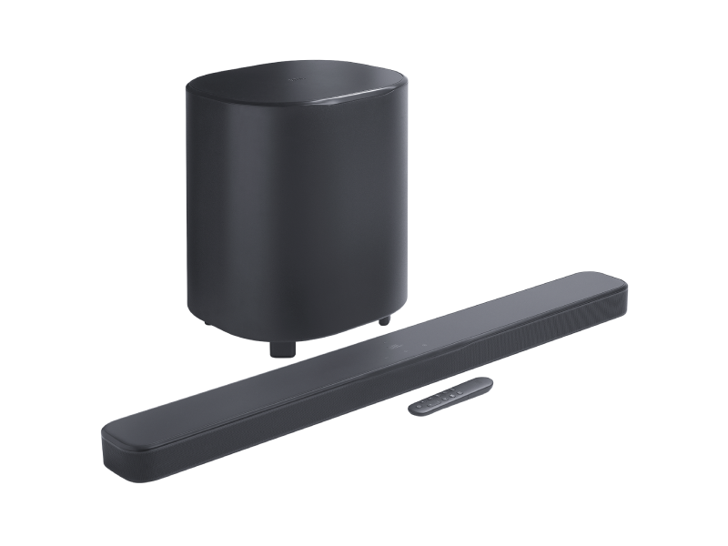 JBL Bar 500MK2 5.1 Channel Soundbar System with MultiBeam 3.0 and Dolby Atmos - JBLBAR500M2BLKAM