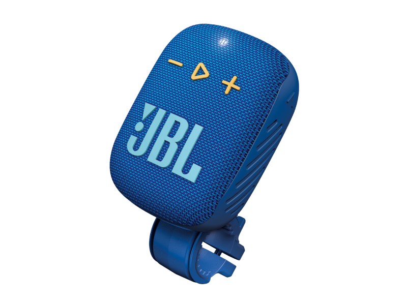 JBL Wind 3S Portable Bluetooth Speaker for Cycles in Blue - JBLWIND3SBLUAM