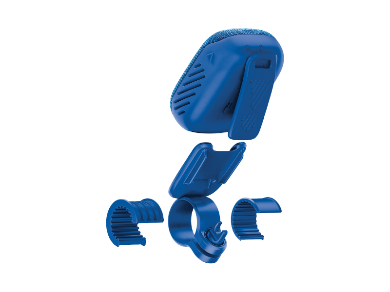 JBL Wind 3S Portable Bluetooth Speaker for Cycles in Blue - JBLWIND3SBLUAM