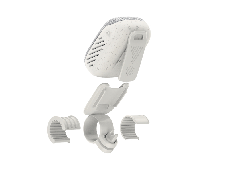 JBL Wind 3S Portable Bluetooth Speaker for Cycles in Grey - JBLWIND3SGRYAM