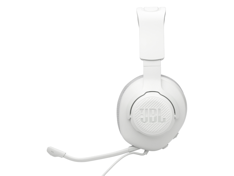 JBL Quantum 100M2 Wired Over-Ear Gaming Headset with Omnidirectional Detachable Mic with Mute - JBLQTUM100M2WHTAM