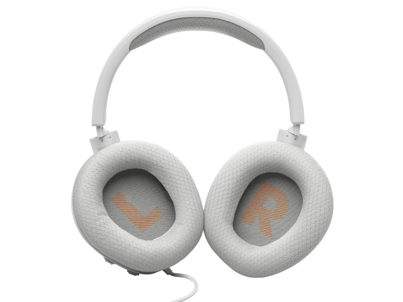 JBL Quantum 100M2 Wired Over-Ear Gaming Headset with Omnidirectional Detachable Mic with Mute - JBLQTUM100M2WHTAM