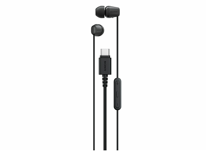 Sony USB-C Wired In Ear Headphones in Black - IEREX15C/B
