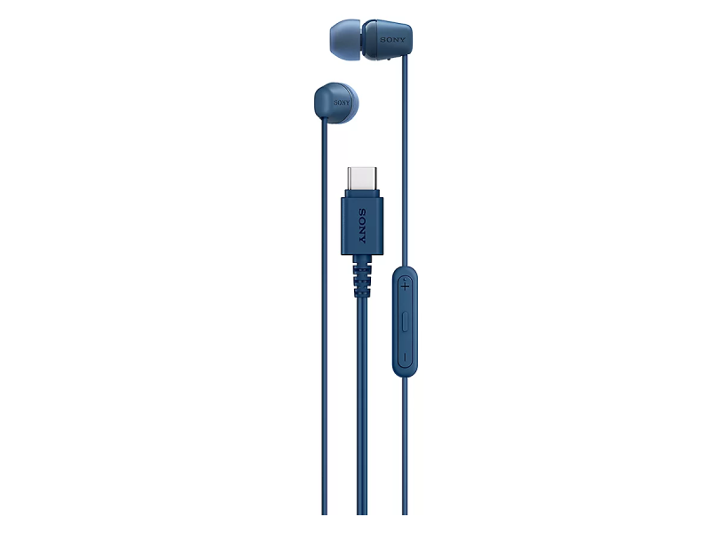 Sony USB-C Wired In Ear Headphones in Blue - IEREX15C/L