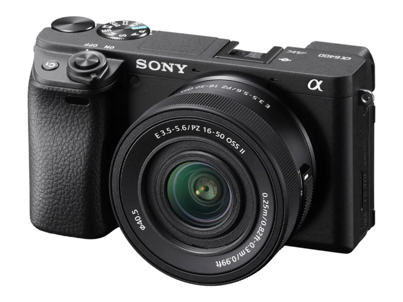 Sony Alpha 6400 E-mount camera with 16–50 mmII Power Zoom Lens - ILCE6400KB