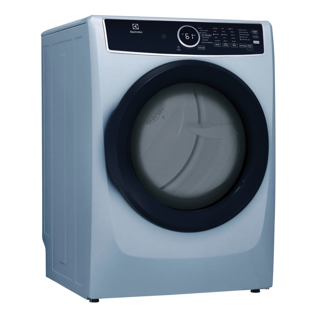 27" Electrolux 5.2 Cu. Ft. I.E.C Front Load Washer and 8.0 Cu. Ft. Front Load Electric Dryer - ELFW7437AG-ELFE743CAG