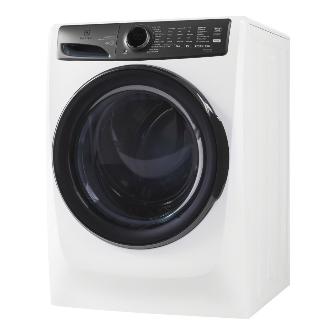 27" Electrolux 5.2 Cu. Ft. Front Load Washer and 8.0 Cu. Ft. Gas Dryer - ELFW7738AW-ELFG7738AW