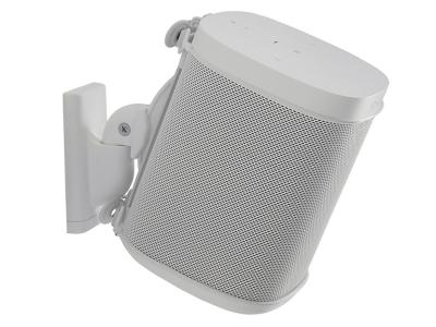 Sanus Wireless Speaker Swivel and Tilt Wall Mounts designed for Sonos ONE, Sonos One SL, Play:1, and Play:3 -  WSWM21-W1