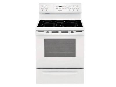 30" Frigidaire 5.4 Cu. ft. Self Cleaning Smooth Top Electric Range - CFEF3056VW