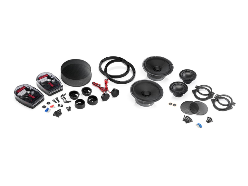 6.5" JL Audio C6 Three-way Component Speaker System - C6-653
