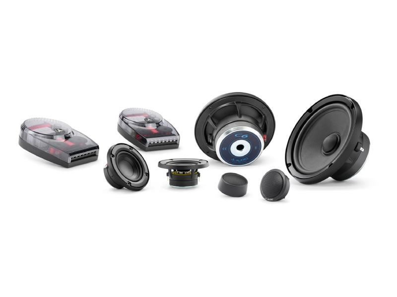 6.5" JL Audio C6 Three-way Component Speaker System - C6-653
