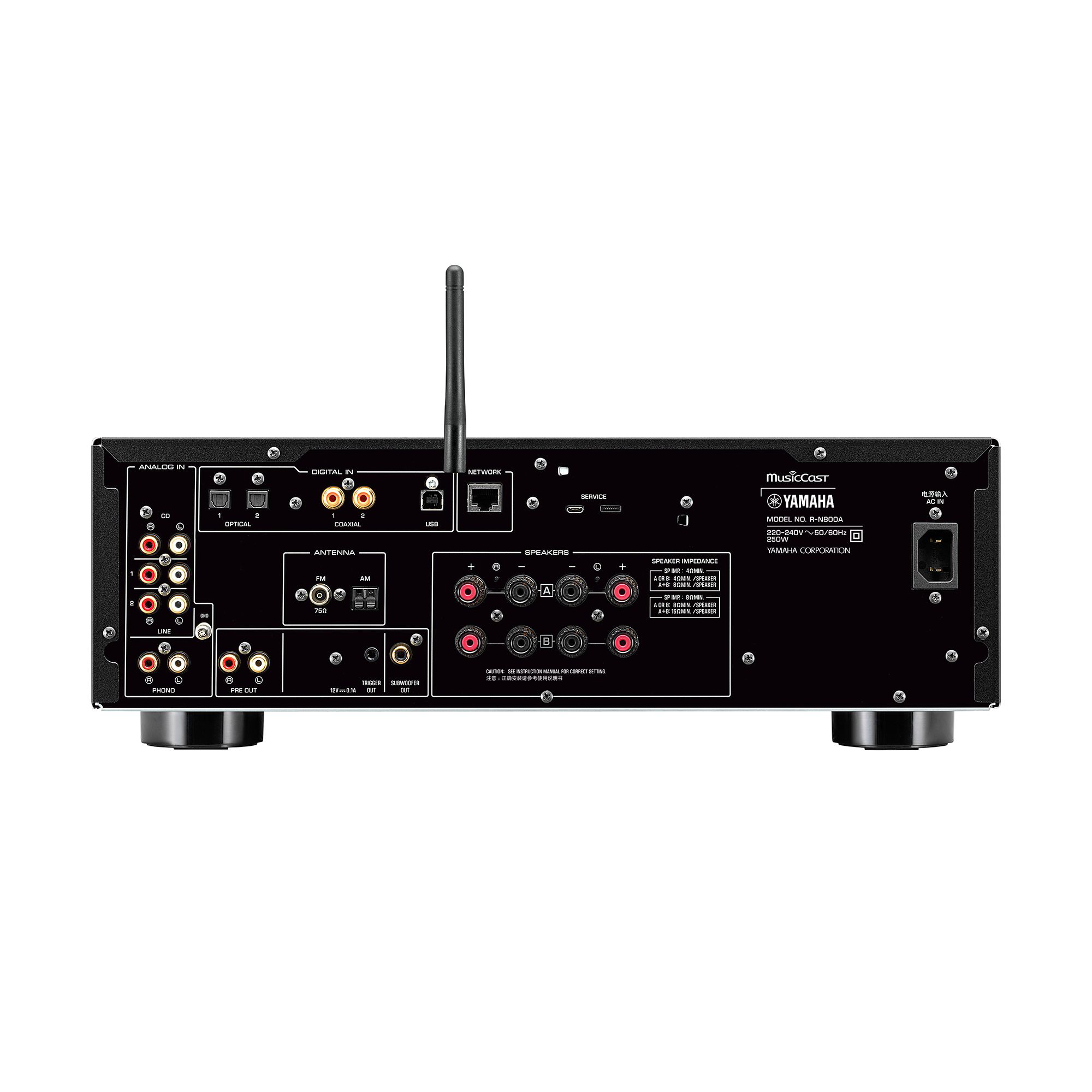 Yamaha Home Audio Network Receiver in Black - RN800A (B)