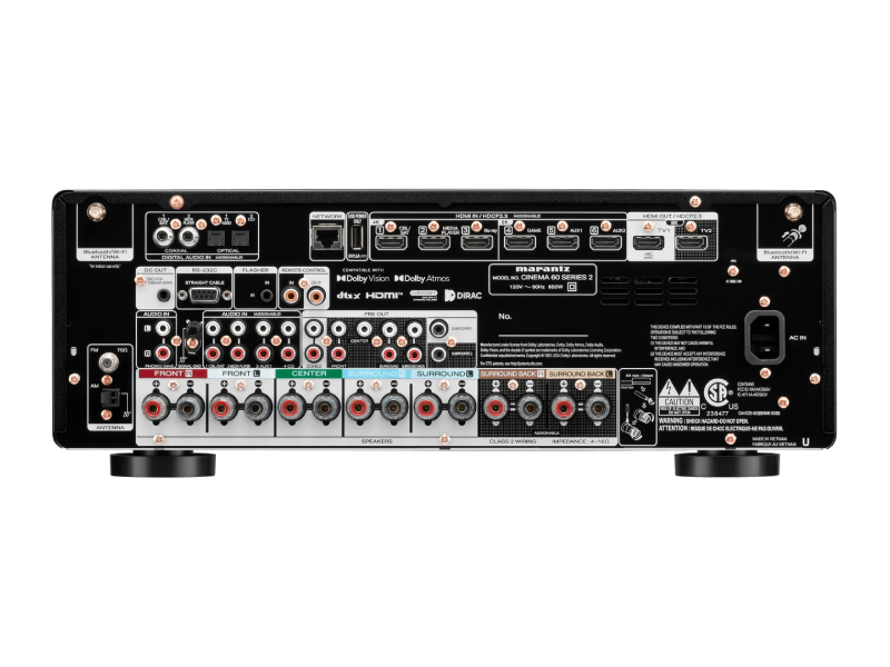 Marantz 7.2 Channel Series 2 AV Receiver with Dolby Atmos and Powered by HEOS - Cinema 60 S2