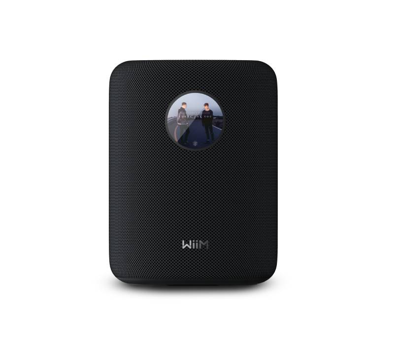Wiim Sound 1.8" Round Touchscreen Smart AI RoomFit Speaker - WiiMSOUNDB