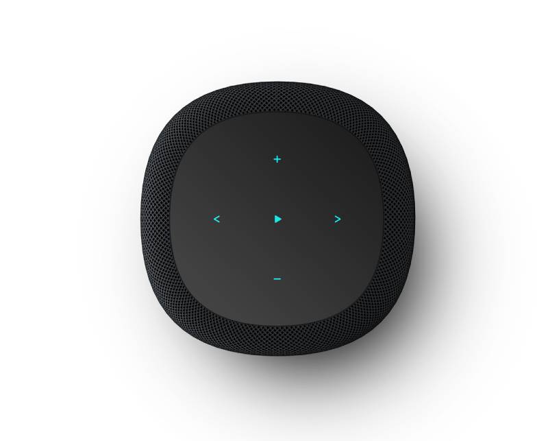 Wiim Sound 1.8" Round Touchscreen Smart AI RoomFit Speaker - WiiMSOUNDB