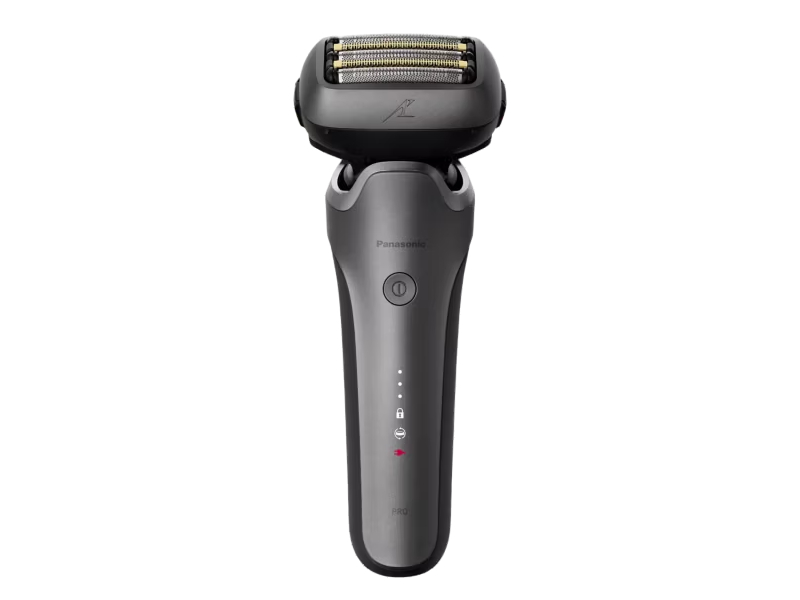 Panasonic ARC 5 PRO Mens Wet & Dry 5-Blade Electric Shaver with Self-Cleaning Recharger - ESL580W
