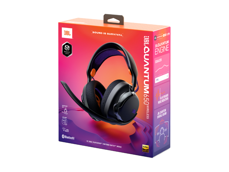 JBL Quantum 650X Wireless Gaming Headset - JBLQTUM650XBLKAM