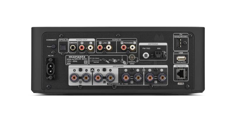 Marantz Mini Network Stereo Receiver with CD Player - MCR 60n