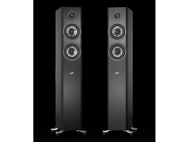 Polk Audio Compact Floorstanding Loudspeaker in Black - R500 Black
