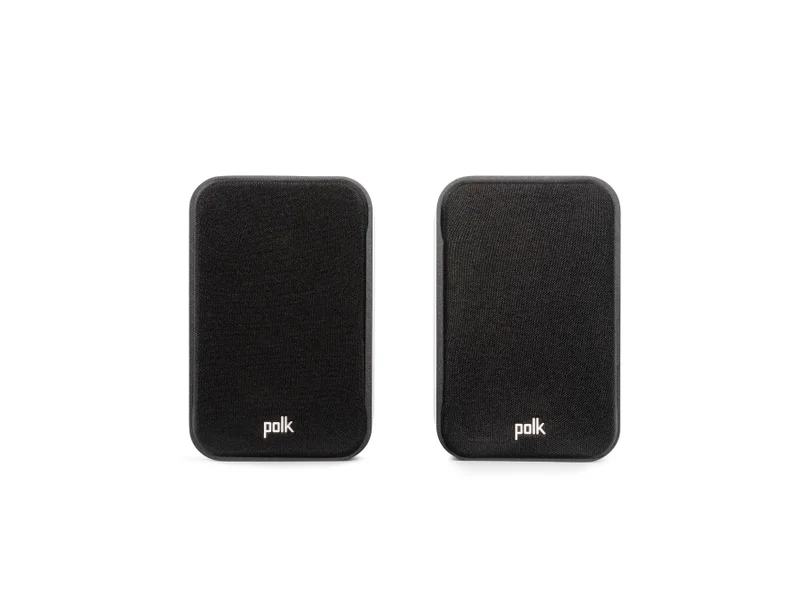 Polk Audio High-Resolution Surround Speakers for Hi-Fi Home Theater - ES10 - Black