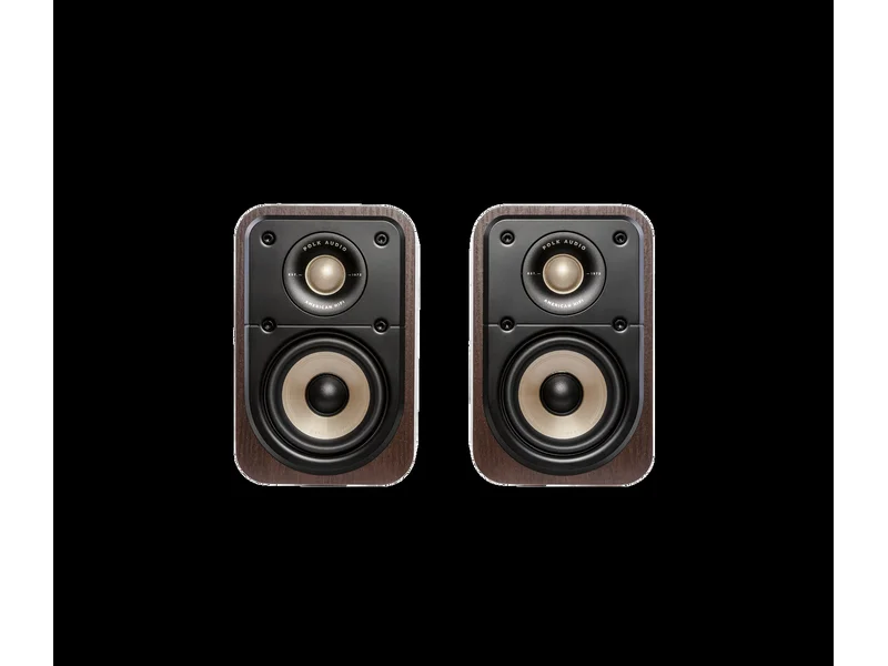 Polk Audio Signature Elite High-Quality Wall-Mountable Satellite Surround Speakers in Brown - ES10 - Brown