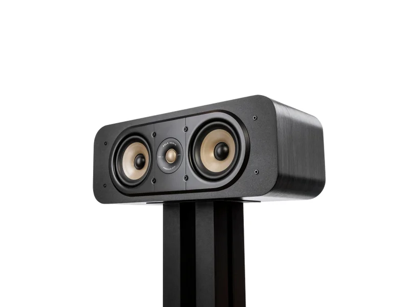 Polk Audio Center Channel Loudspeaker For High-Resolution Home Theater Sound - ES30 - Black