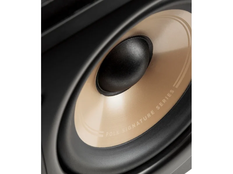 Polk Audio Center Channel Loudspeaker For High-Resolution Home Theater Sound - ES30 - Black