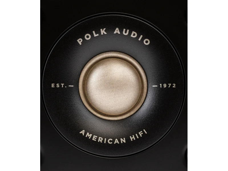 Polk Audio Slim Center Channel Loudspeaker For High-Resolution Home Theater Sound - ES35 - Black