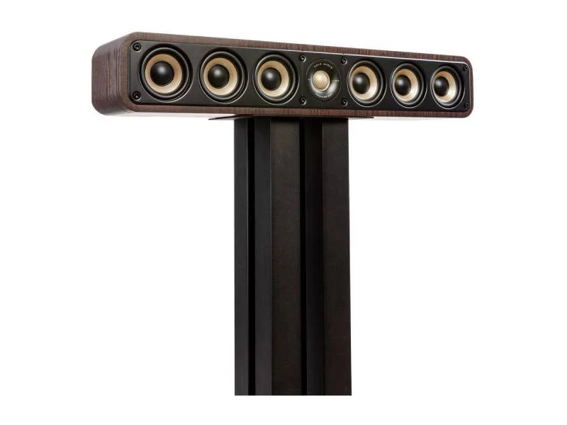 Polk Audio Slim Profile Speaker that is Perfect for a Center or LCR - ES35 - Brown