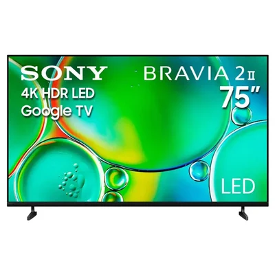 75" Sony K75S20M2 BRAVIA 2 II 4K HDR LED Google TV (2025)