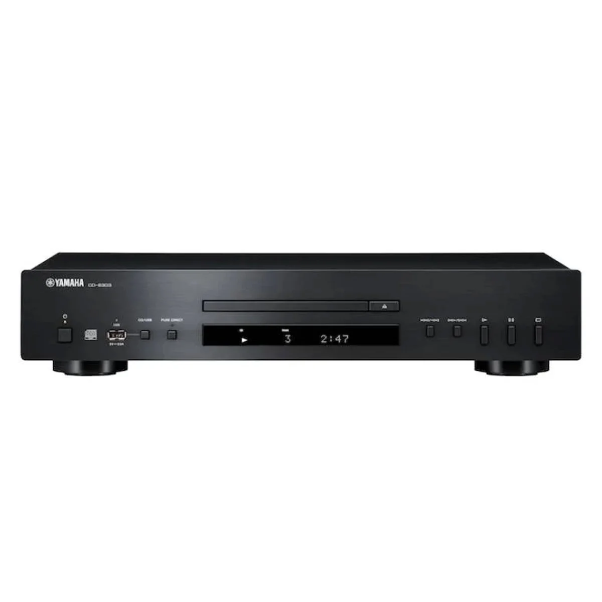 Yamaha Pure Direct Intelligent Digital Servo CD Player in Black - CDS303