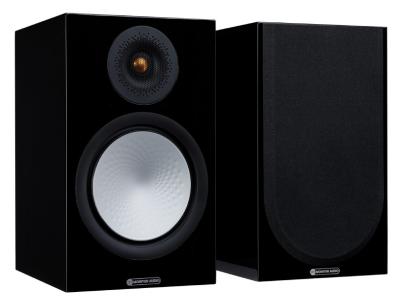 Monitor Audio Silver Series 100 7G Bookshelf Speaker In High Gloss Black - S7G100BG