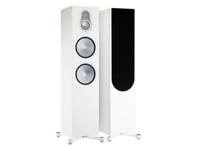 Monitor Audio Silver Series 500 7G Floorstanding Speaker In Satin White - S7G500WH