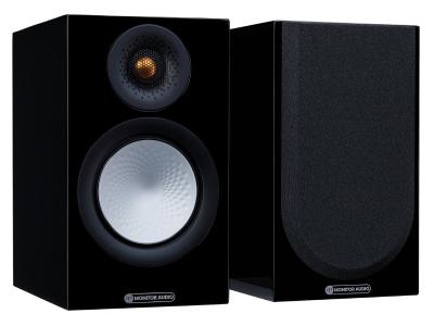 Monitor Audio Silver Series 50 7G Bookshelf Speaker In High Gloss Black - S7G50BG
