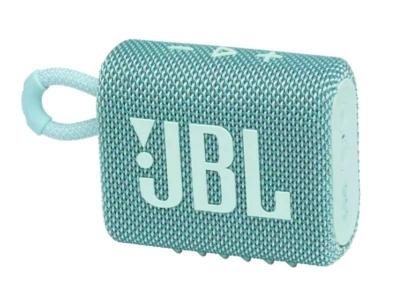 JBL Go 3 Portable Waterproof Speaker in Teal - JBLGO3TEALAM