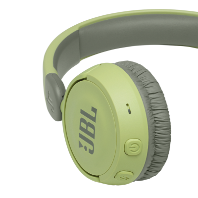 JBL JR 310 BT Kids Wireless On-ear Headphones In Green - JBLJR310BTGRNAM