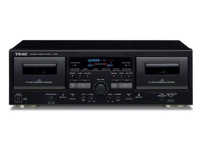 Teac 2 Channel Stereo Dual Cassette Deck - W-1200
