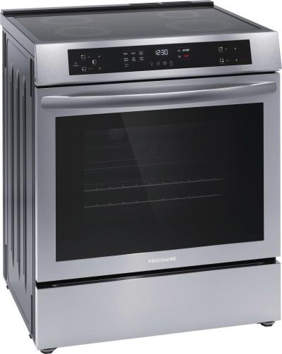 30" Frigidaire Electric Front Control Induction Range with Convection Bake - FCFI308CAS